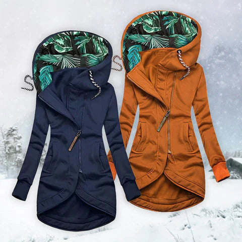 Marie | Elegant & Varm Vinterväst Med Huva