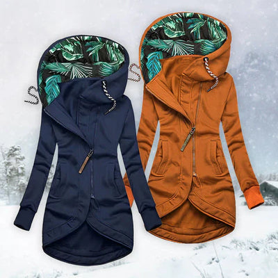 Marie | Elegant & Varm Vinterväst Med Huva