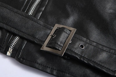 Austin™ | Klassisk Biker Läderjacka