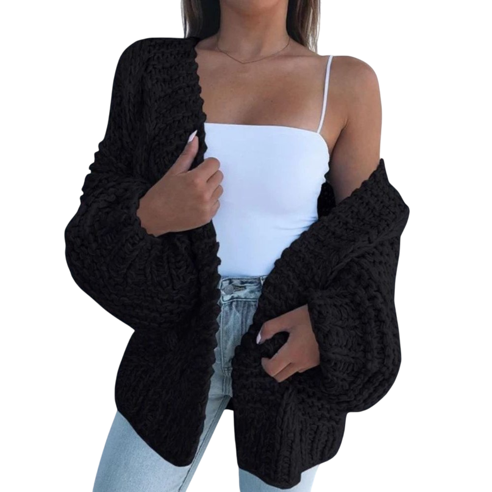 Margaret™ – Chunky Knit Avslappnad Kofta