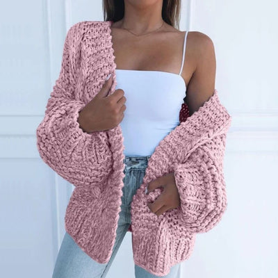 Margaret™ – Chunky Knit Avslappnad Kofta